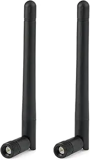Eightwood 868 MHz Antenna SMA Connector Tilt and Swivel NFC RFID Antenna 2 Pieces for Homematic CCU3 CCU2 CC1101 Raspberry Pi GSM Wireless WiFi Ham Radio etc.