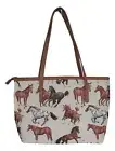 Running Horse design Tapestry Shoulder Bag