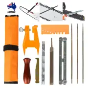 Universal Chainsaw File Sharpener Kit Stihl Filing Chain Files Filing Vise Tool