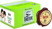 Eyetex Kajal Supreme Paste (Black), 2g (Pack of 10) - Skin friendly baby kajal, smudge-proof, creamy finish
