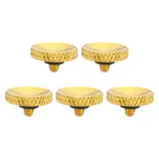 Camera Shutter Button 5pcs Shutter Release Button Knurled, Golden