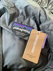 Patagonia Mens Nano Puff Hoody Jacket Mens Sz S Full Zip Quilted Gray 42” New