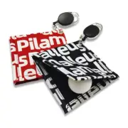 Golf Club Double Side Fleece Golf Ball Cleaning Towel Cloth With Carabiner Hook