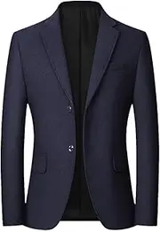 [Sweejim] Men Casual Suits Blazers Coats Cashmere Business Formal Suits Jackets Blazers