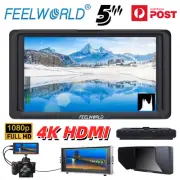 FEELWORLD Camera Field Monitor F6S 5" 1080P 4K HDMI Slim IPS Full HD DSLR Video