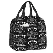 a1721 Die In Battle And Go To Valhalla Vikings Insulated Lunch Bag PortableLunch Tote School sz230