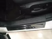 Black Titanium Outer Door Sill Scuff Plate Cover Trim For 2017-2021 Mazda CX-5 (for: Mazda)