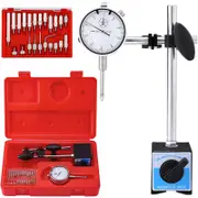 OZNALA Dial Indicator Gauge Magnetic Base 0-10mm 60KG 22 Indicator Point Set