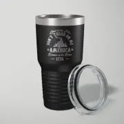 Don't Tread On Me 2nd Amendment Laser Engraved Tumbler - 30oz