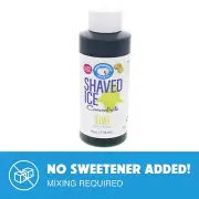 Hypothermias KIWI Flavor Syrup Snow Cone machine Concentrate UNSWEETENED