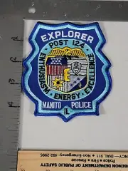 LE9b6 Police patch Illinois explorer Manito