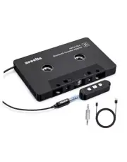 Car Audio Cassette to Aux Adapter, 5.1 Bluetooth Receiver Kit for Black