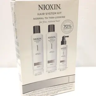 【活動組】NIOXIN 耐奧森(麗康絲) 1號豐髮體驗組 輕微落髮/無染燙專用 公司貨