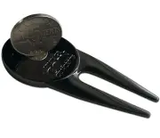 Canadian Divot Repair Tool & Ball Marker with Pre-1937 Canadian Nickel
