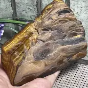Natural tiger's-eye rough raw stone rock specimrn mineral Madagascar 630g F97