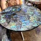 Labradorite Stone Dining Table Top Kitchen Furniture Sofa Center Table Top Home