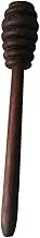Gatuida Natural Wood Stick Deep Grooved Honey Wand for Home Restaurant Use Washable Reusable