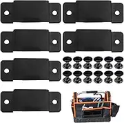 6Pcs Tape Measure Holder,Tape Measure Clip with Rivets Fixing Universal Bench,Tape Measure Belt Clip,Measuring Tape Clip for Belt,Tool Box,Tool Bag,Workbenches,Handbags,Garages