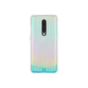 Case-Mate Tough Groove Series Hybrid Case for OnePlus 8 5G - Iridescent/Clear