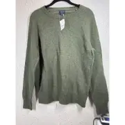 J.Crew Marled Olive Green Lambswool Blend Sweater Men's Size Small NWT