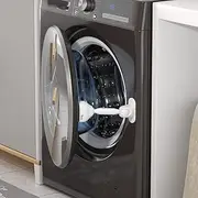EUDEMON 1 Pack Baby Safety Washer/Dryer Door Stopper,Front Load Washer Door Prop for Kids, Child Washing Machine Door Holder, Safety Door Lock for Washer & Dryer (White)