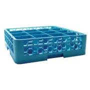 Carlisle RG16114 16 Compartment Opti Clean™ Glass Rack and Extender