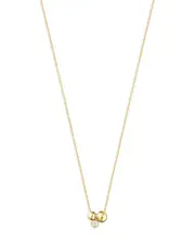Georg Jensen 18K Yellow Gold Moonlight Grapes Diamond Grape Cluster Pendant Necklace, 17.72
