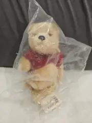 RARE! 8" TALL STEIFF WINNIE THE POOH 18 MOHAIR BEAR NEW W/ TAG