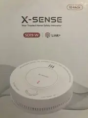 12 Pack X-Sense SD19-W Wireless Interconnected Smoke Detector Fire Alarms - New-