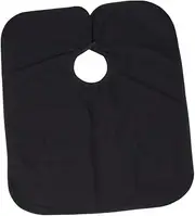 LOORGVEL Shampoo Cape Hair Cutting Cloak for Professional Salon Use Lightweight and Durable Hairdresser Smock for Home DIY and Barber Clients Black