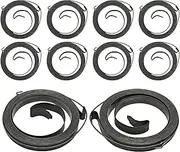 WQWQW 10pcs Recoil Starter Spring for Honda GX390 GX340 GX270 GX240 13HP 11HP 9HP 8HP Lawn Engine Parts 28442-ZE2-W01