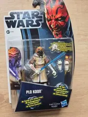 Plo Koon Star Wars The Clone Wars Animated Action Figure Hasbro CW6 2012 3.75"