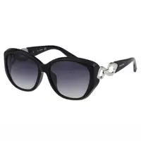 在飛比找momo購物網優惠-【SWAROVSKI】水鑽 太陽眼鏡(黑色)