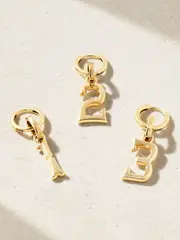 [Marie Lichtenberg] Marie Lichtenberg - Number 18-karat Gold Pendant - 9 9 Gold