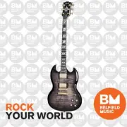Gibson SG Supreme Electric Guitar Translucent Ebony Burst - SGSU00E2GH1
