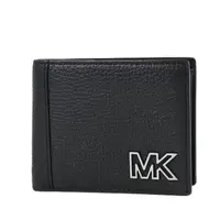 在飛比找momo購物網優惠-【Michael Kors】男款 鏤空LOGO荔枝紋零錢袋短