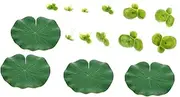 BESPORTBLE 1 Set of Artificial Floating Duckweed Plastic Rooted Aquatic Plant Aquarium Decoration