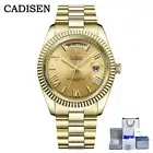 CADISEN 8185 Presidential Automatic Men's Diver 100M Waterproof Steel Watch NEW