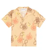 [Mini Rodini] Mini Rodini Nautical cotton twill shirt Y 10/11 beige