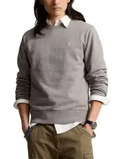 [Polo Ralph Lauren] Loopback Fleece Sweatshirt in Grey