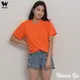 素色T恤-TopCool-橘色-女中性版 (尺碼XS-3XL) [Wawa Yu品牌服飾]