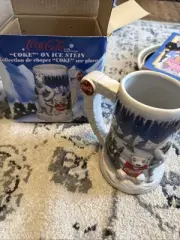 Coca Cola “Coke” On Ice Stein Polar Bear New in box
