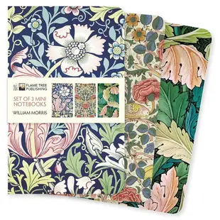 William Morris Set of 3 Mini Notebooks