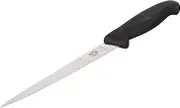 Victorinox Fibrox Extra Flexible Blade Filleting Knife, Black, 5.3813.18