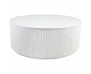 CAFE Lighting & Living Nomad Round Coffee Table White