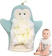 Body Scrub Gloves | Cute Cartoon Hand Scrub Gloves,Shower Puff, Bathing Accessories, Loofah Sponge, Rich Foaming Towel for Men Women Kids Families