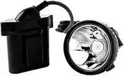 35W Rechargeable Waterproof Explosion Proof Coal Mine Headlight, Coal Mine Safety Helmet Light Suitable for Night Camping Hard Hat Outdoor Work Light (LED Miners Headlamp,Black)