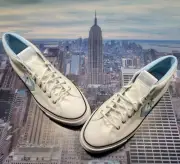 Converse Star Player 76 Mid Top White/True Skye-Black Mens Size 13 A07519c New