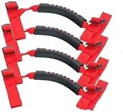 ERYCUN Belt, for Jeep, for Wrangler 4PCS/2PCS Handrail Auto Car Interior Parts Accessories Narrow Handle Roll Bar Cages Grab Handle Door Lever(4 PCS)