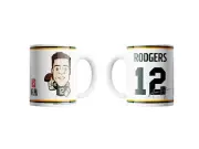 NFL Green Bay Packes Aaron Rodgers Coffee Cup Mug Cup 15oz 450ml Player Emoji